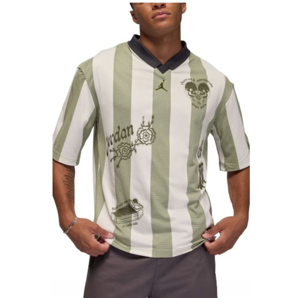 JORDAN GOALIE SHIRT Men Large  Jade Horizon/Phantom/Legion Green IM8211-370